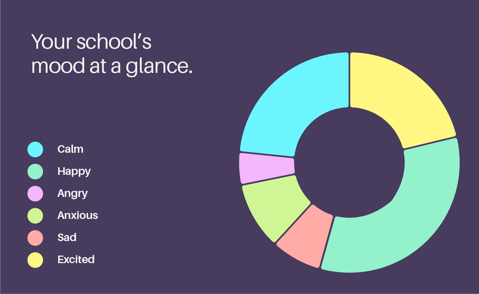 Teacher reviewing classroom wellbeing data